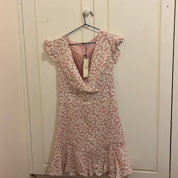 Ally Fashion Dresses Ally Fashion Pink Floral Dress New With Tags Poshmark
